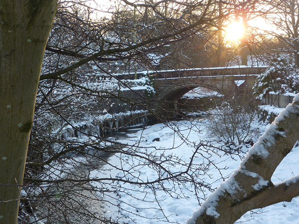 Barrowford River Scene